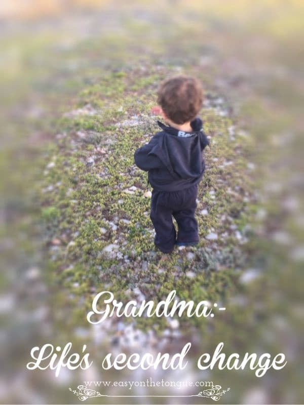 Grandma Lifes second change Grandchildren….life’s second change!