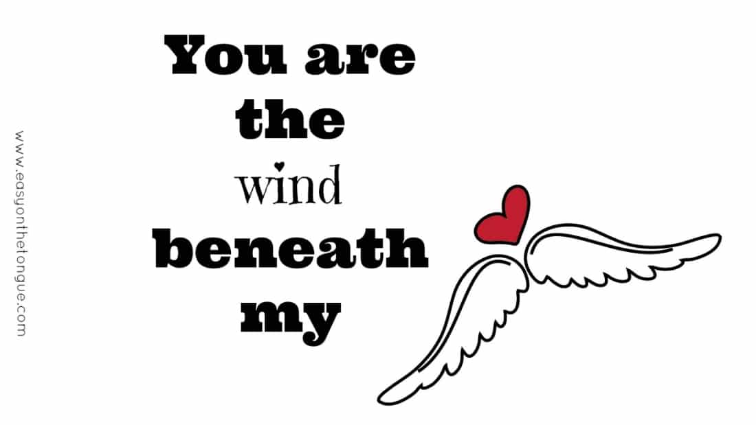 you are the wind beneath my wings fb Love quotes to share with the one whom your soul loves
