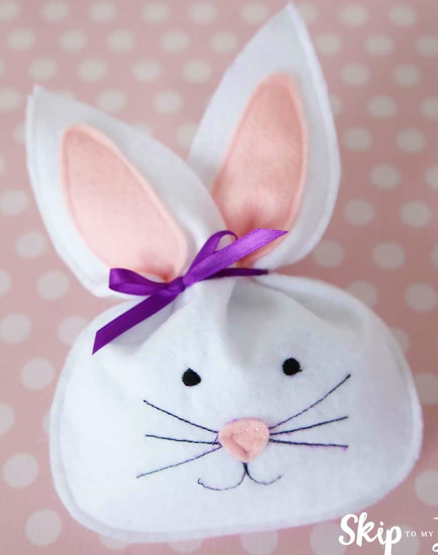 felt bunny treat bag pattern The 10 Best adorable Easter DIY gift inspirations and printables