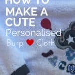 How to make a cute personalised burp cloth white Pinterest 150x150 Embroider a Burp Cloth for a New Arrival, Quick and Special Gift Idea!