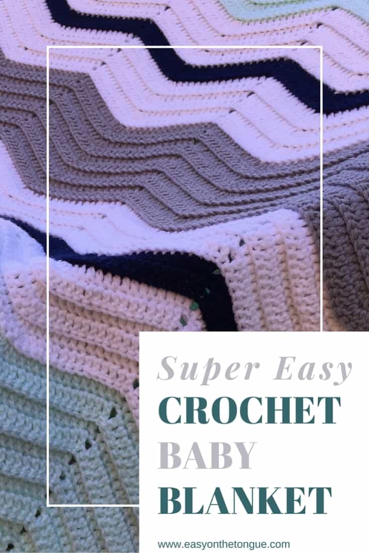 Super Easy Crochet Baby Blanket Pinterest 5 Shades of Grey Crochet Blanket Pattern, Big enough for Cuddles