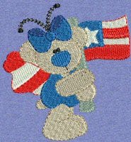 patrioticbutterflybears6 15 Sites that offer Free Embroidery Designs