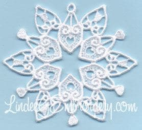 ITH free snowflake 15 Free In the Hoop Designs (ITH)