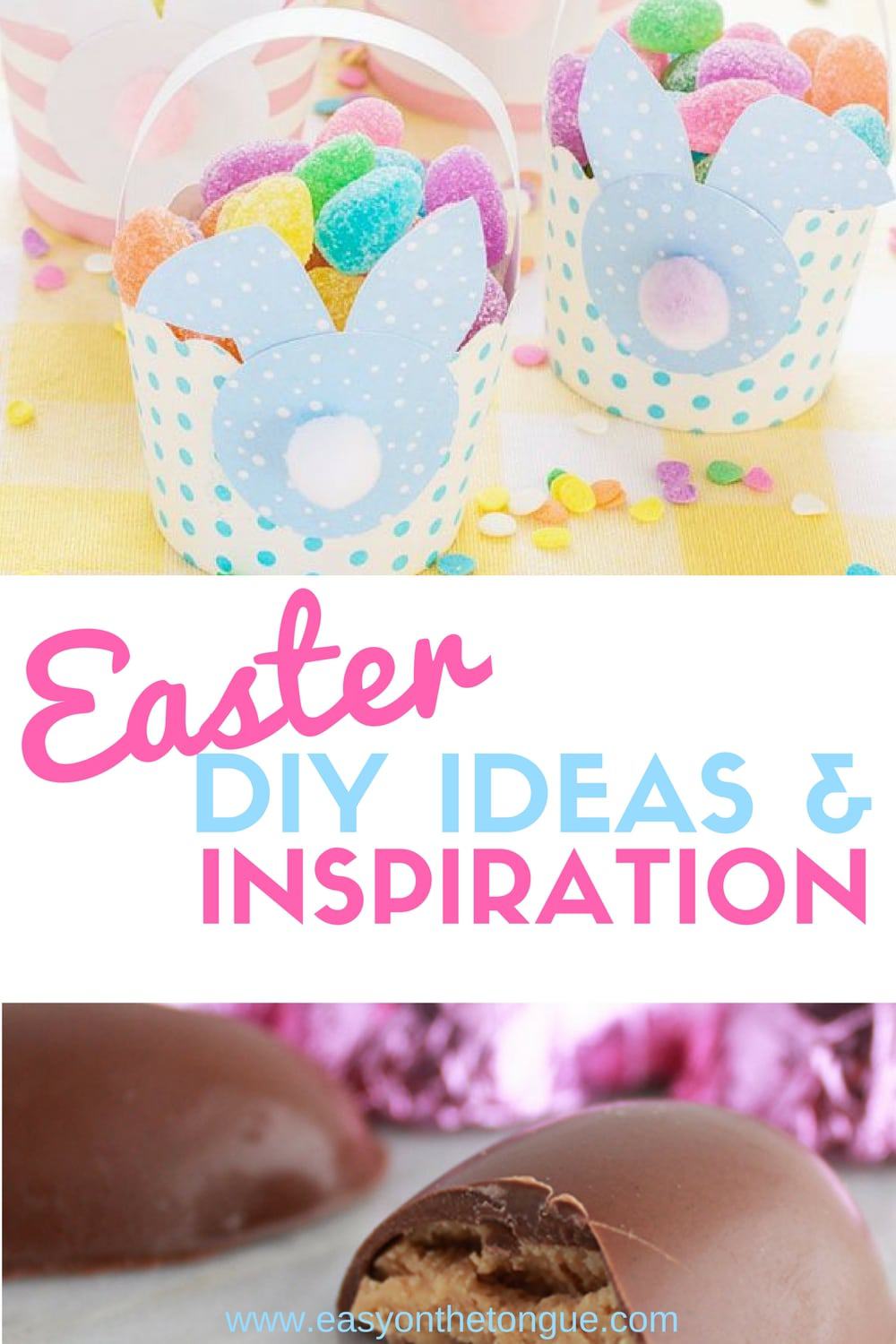 Easter DIY Ideas Inspiration Challenge – Make a frugal Easter Wreath with what you have