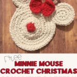 minnie mouse crochet christmas ornament christmascrochet xmasornament 150x150 Minnie Mouse Christmas Ornaments – Free Crochet Pattern for you
