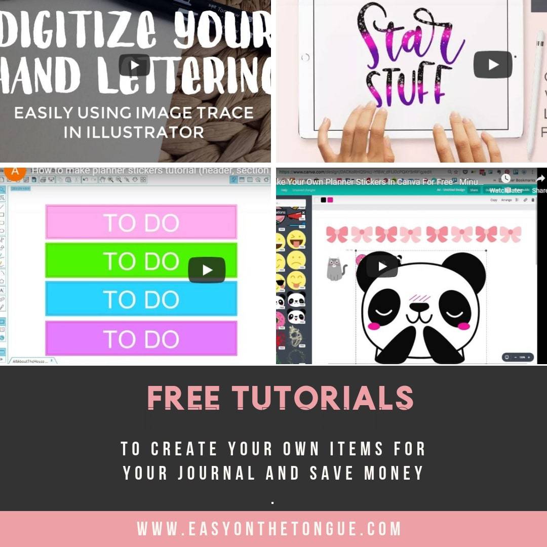 free tutorials for your journal ig Free Tutorials to Create for your Journal
