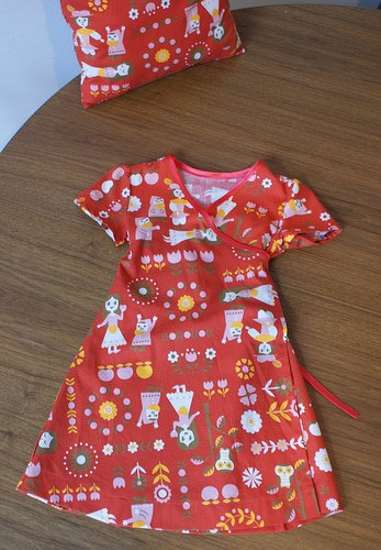 meisjesmama wrap dress Free and Easy Summer dress patterns for little girls