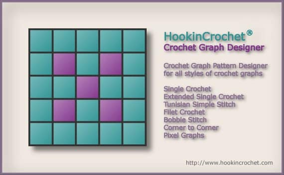 Hookin Crochet Graph designer software Small Crochet Squares to create the most Amazing Picture Blankets