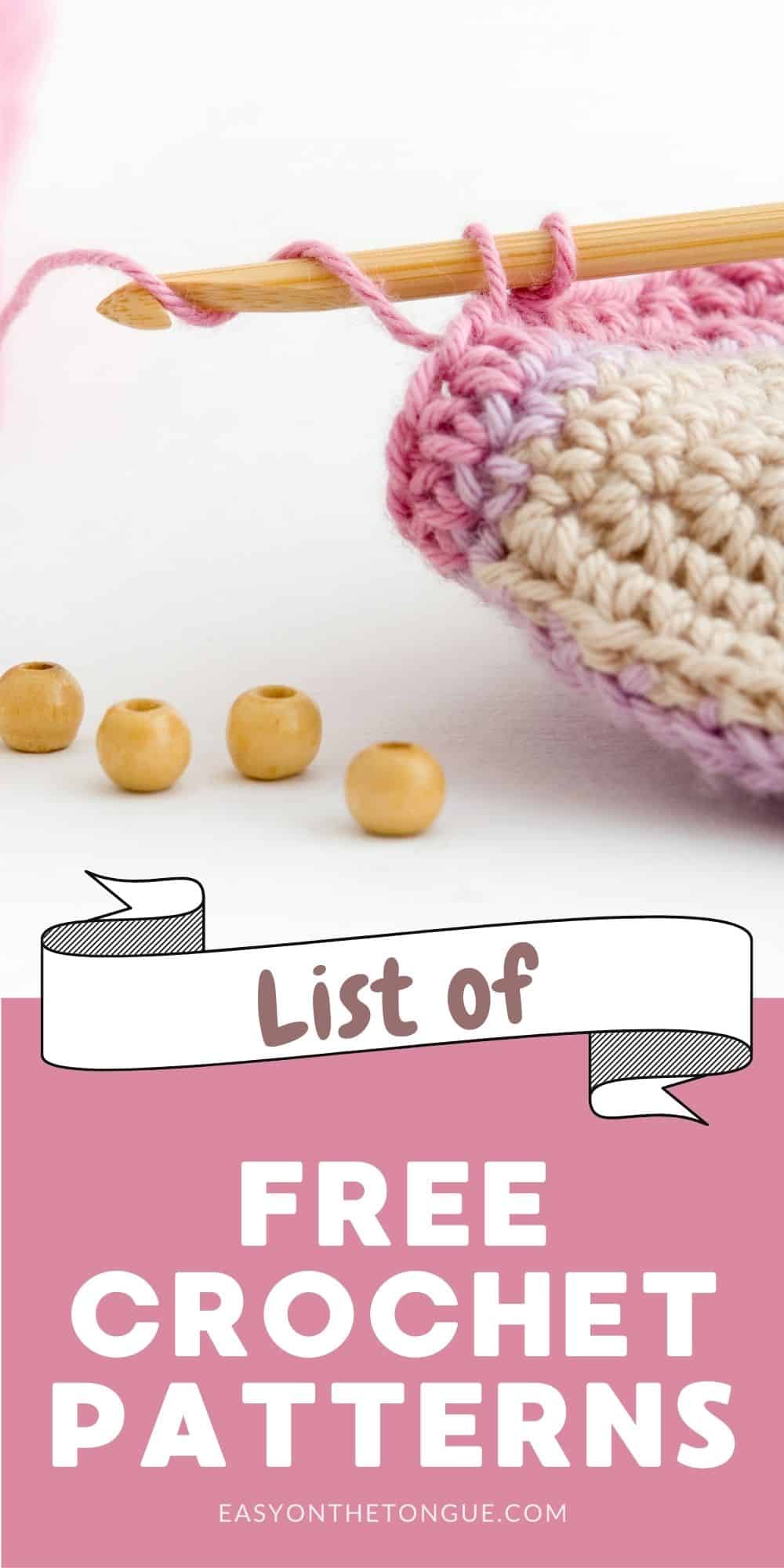 15 Sites offer free crochet patterns plus 10 Facebook groups