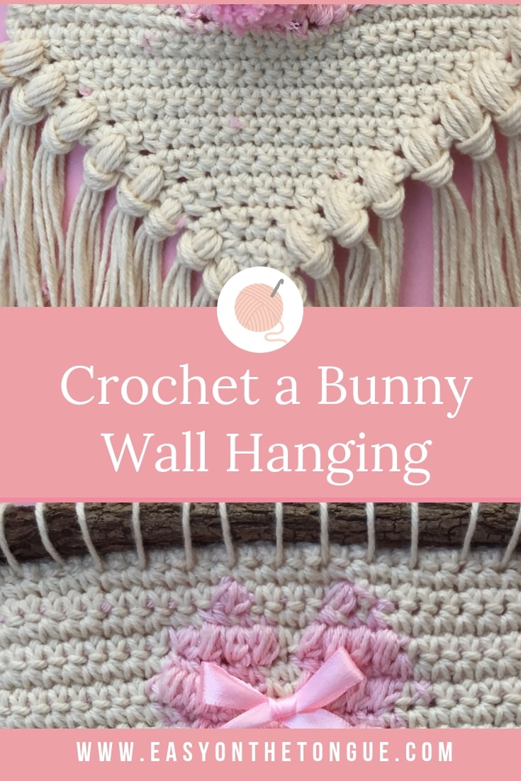 Quick and Easy Free Crochet Bunny Wall Hanging Pattern Quick and Easy Free Crochet Bunny Wall Hanging Pattern