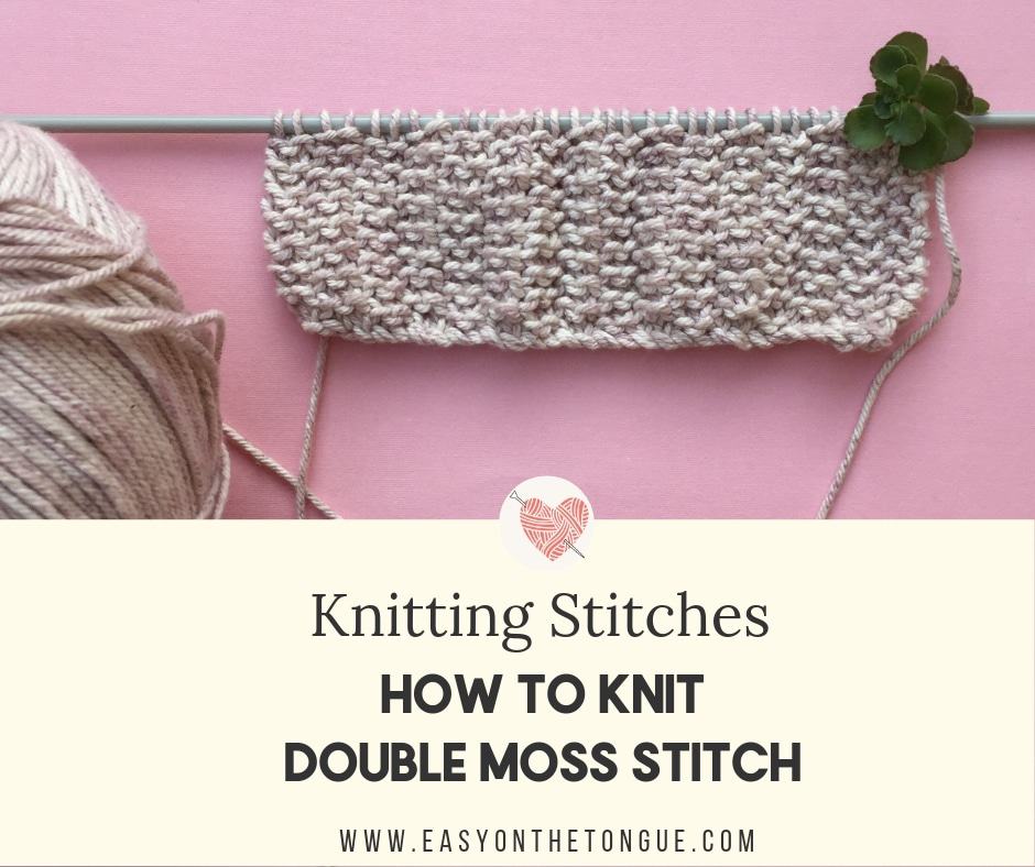 Copy of How to Knit double Moss stitch knittingstitches doublemossstitch FB Knitting Stitches – How to knit double moss stitch