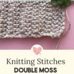 Copy of how to knit moss stitch triangles 2 150x150 Knitting Stitches – How to knit double moss stitch
