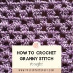 how to crochet granny stitch IG 150x150 Quick and Easy Crochet Stitches – How to crochet Granny stripe Stitch