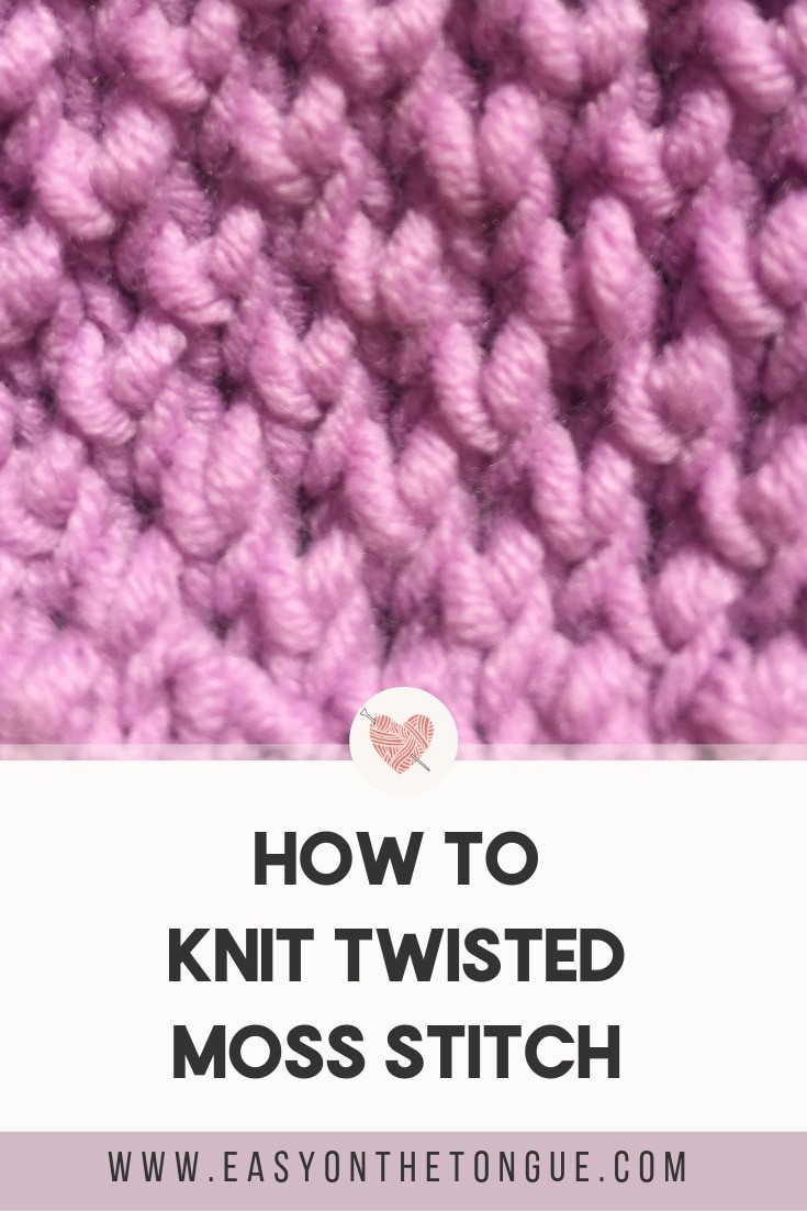 how to knit twisted moss stitch 2 Knit Little Blossom Mitered Squares for your Blanket