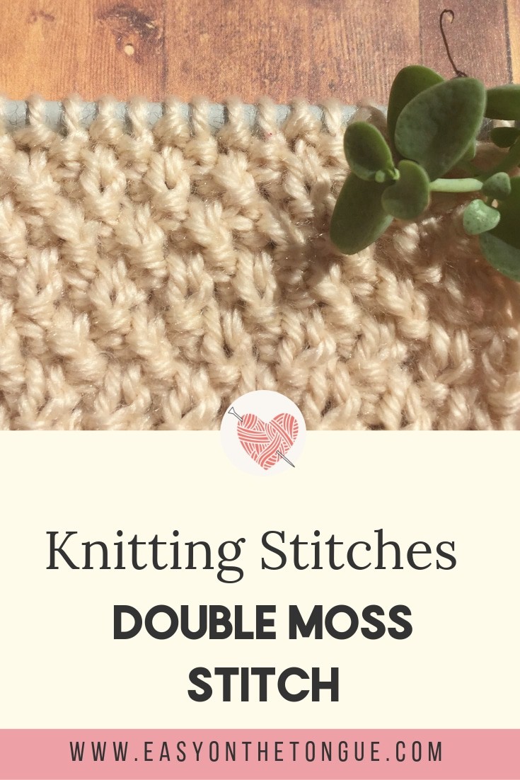 knit double moss stitch3 aka american moss Knitting Stitches – How to knit double moss stitch
