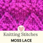 how to knit moss lace diamonds mosslacediamonds knittingstitches 150x150 How to Knit Moss Lace Diamonds, Knitting Stitches