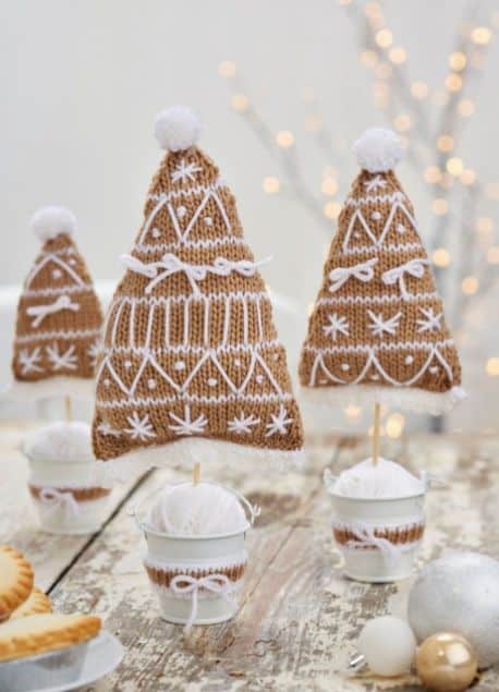 letsknit quick knit christmas trees Youll want to Knit or Crochet one of the Best Christmas Trees