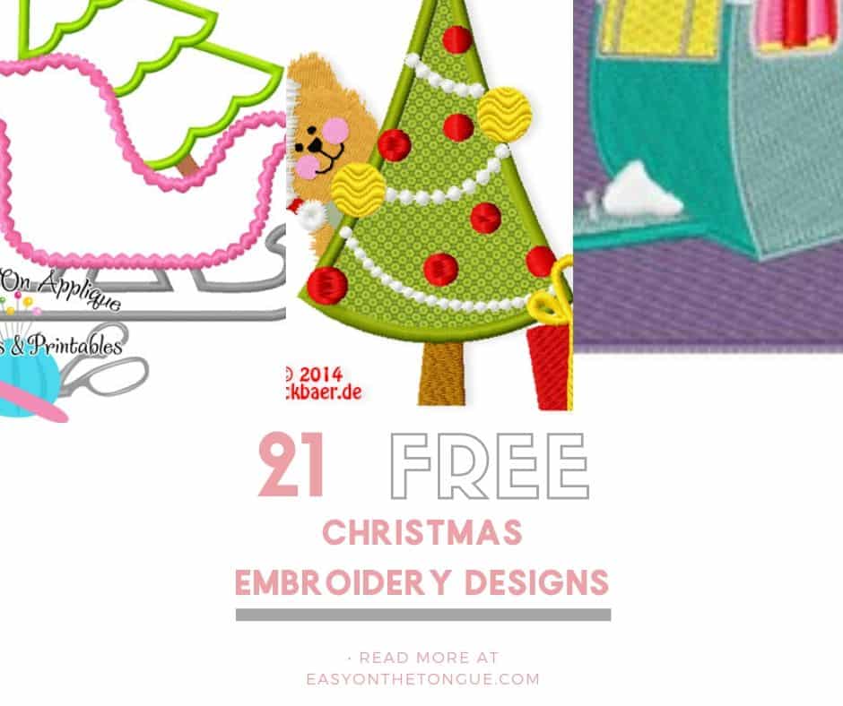 christmas embroidery designs free download