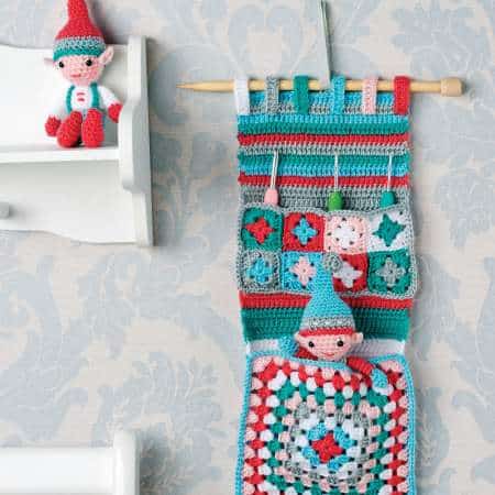 Crochet hanging organizer Crochet Easy Christmas Granny decorations and gifts