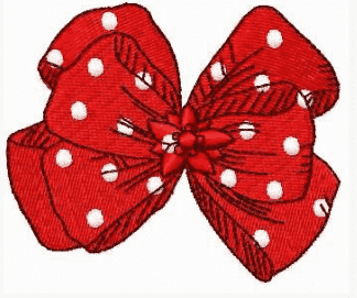 Christmas bow free embroidery design 15 Sites that offer Free Embroidery Designs