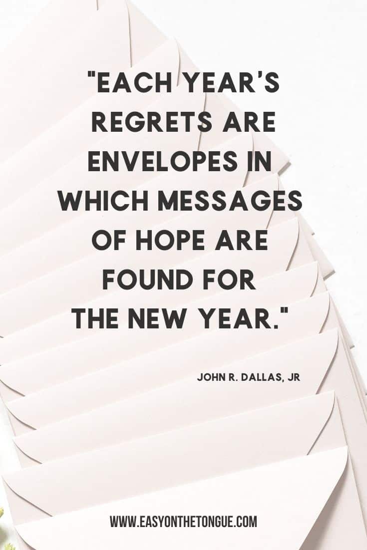 Each years regrets new years quote newyearsquote inspirationalnewyearsmessage 2 Best Inspirational New Years Quotes to share for 2020!
