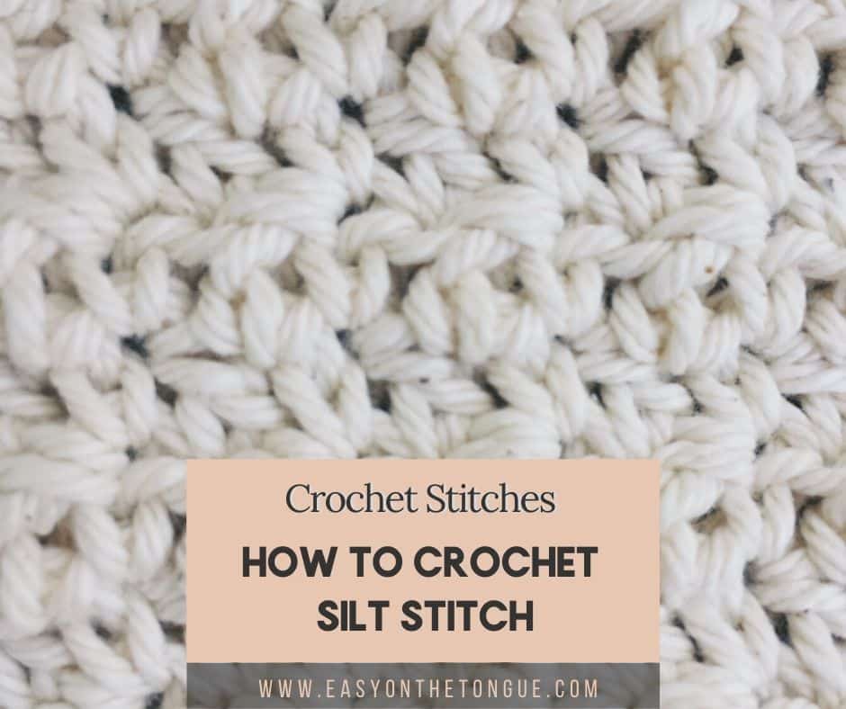 How to crochet Silt stitch siltstitch crochetstitches crochetsiltstitch 2 1 Crochet Thicket Stitch, youll love this crochet stitch