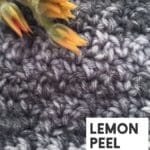 Lemon Peel Stitch an easy Crochet Stitch using sc and dcs only.  150x150 Quick and Easy Crochet Stitches – How to crochet Lemon Peel Stitch