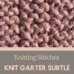 How to knit Garter Subtle Stripes garterstripes garterstitch knittingstitches 150x150 Garter Subtle Stripes, an easy knitting stitch