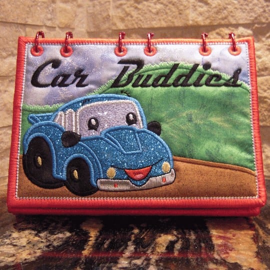 Car Buddies Sew Inspired by Bonnie ITH Book How to Create Quiet Books with Awesome In The Hoop Designs