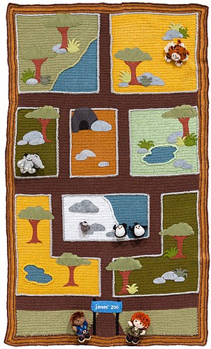 Free crochet playmat pattern from Crochet a Zoo medium Best Crochet Patterns to make for Baby Boys and Toddlers
