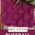 Puffball Knitting Pattern available on easyonthetongue.com  150x150 Puffball Knitting Pattern a striking bobble knit stitch