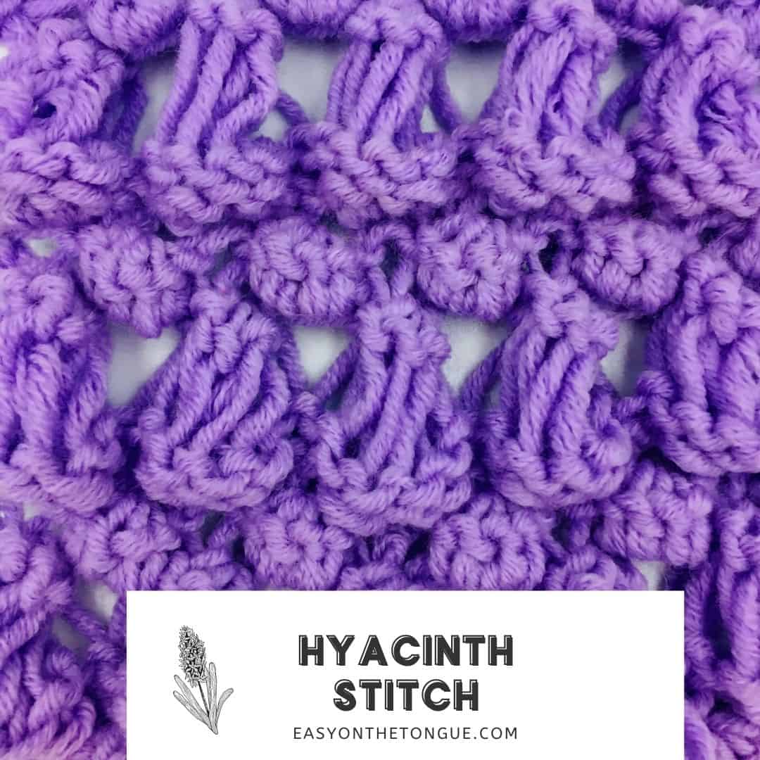 Learn to Knit Hyacinth Stitch, a Lace Stitch Pattern