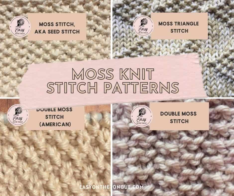 Create Awesome Projects with Moss Stitch Knitting Patterns