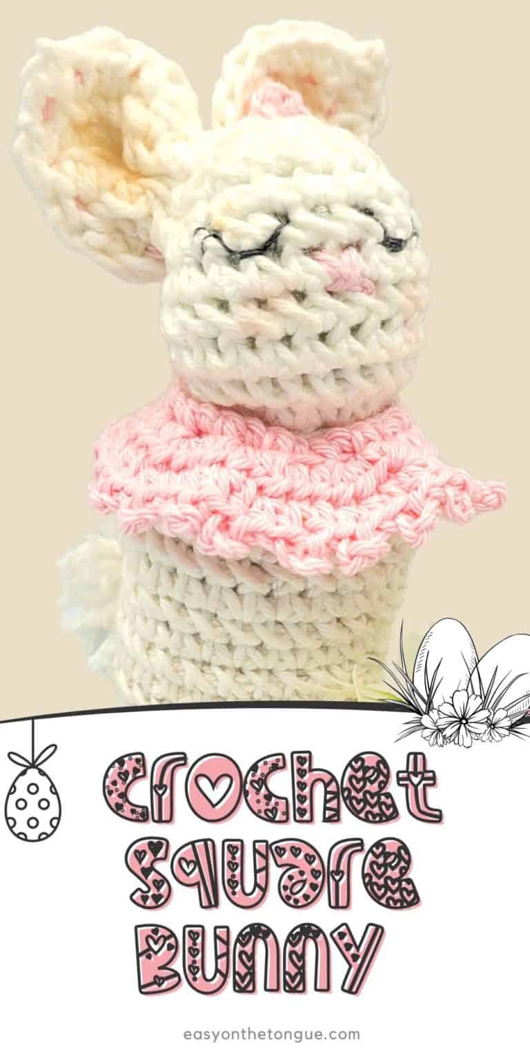 Crochet a square Bunny free pattern by easyonthetongue.com  768x1536 Home
