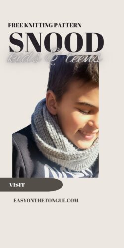 Knit a Snood for Kids and Teens by easyonthetongue.com  250x500 Home