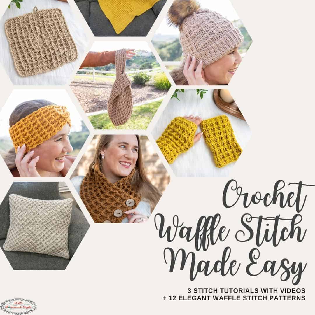 Nickis Ebook full of waffle stitch patterns